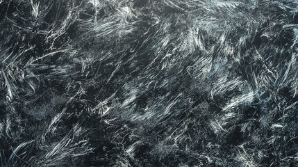 Fototapeta premium An abstract monochrome texture with organic chalk strokes, creating an artistic pattern.