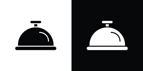 Restaurant Tray icon - Vector. Flat design style eps 10
