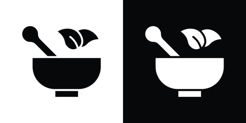 Herbal medicine icon - Vector. Flat design style eps 10