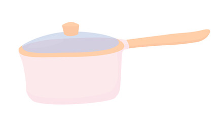 saucepan. Modern saucepan. Kitchen utensils. Cooking pan. Cooking concept. isolated on white background.