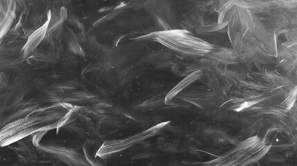 An abstract monochrome texture with organic chalk strokes, creating an artistic pattern.