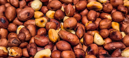 Roasted peanuts for cooking. Add flavor to food.