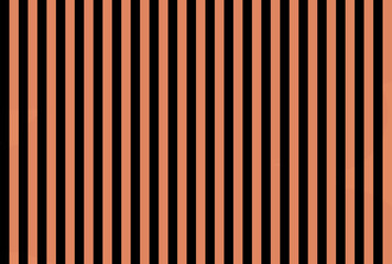 Obraz premium Shocking Light Salmon Rose color and black color background with lines. traditional vertical striped background texture.