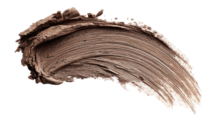 Swirl of light brown cosmetic product