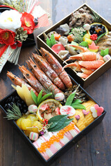手作りのおせち料理
