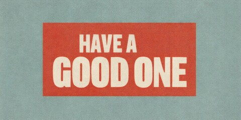 Obraz premium Positive message for enjoyment graphic design simple background minimalist style