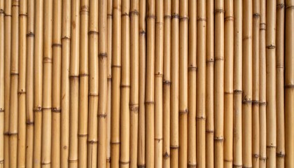 Fototapeta premium Natural Bamboo Wall Texture