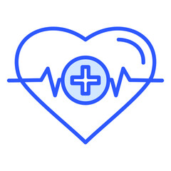 Obraz premium Heart Beat Icon