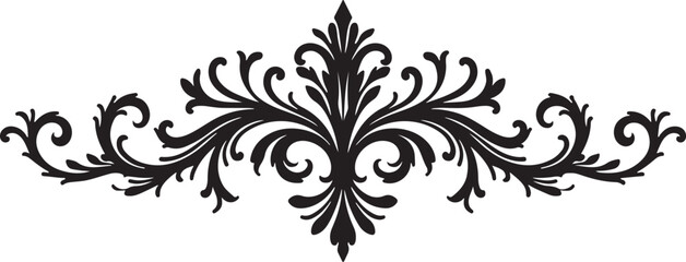 Obraz premium Victorian Scrollwork Ornament with Ornate Patterns