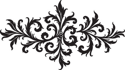 Obraz premium Victorian Scrollwork Ornament with Ornate Patterns