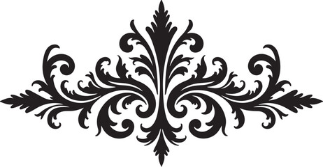 Victorian Scrollwork Ornament with Ornate Patterns