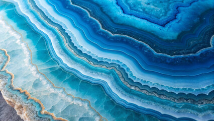 High Resolution Mineral Background with a Swirling Aquamarine Pattern