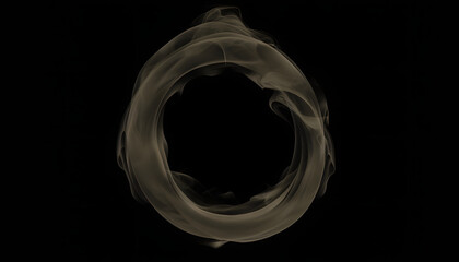 3d render of a burning number zero