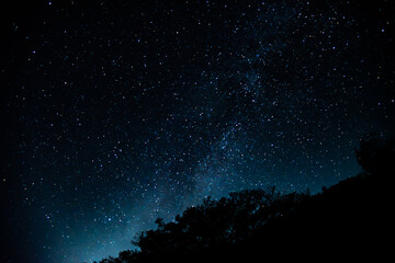 くじゅう連山の星景