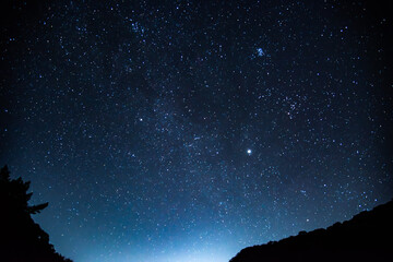 くじゅう連山の星景