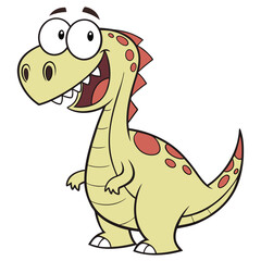 Dragon Outline Vector for Kids – Magical Fantasy Animal Line Drawing
