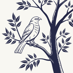 seamless pattern with birds
