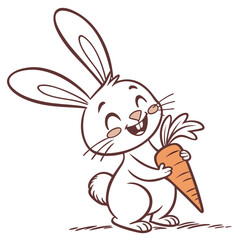 rabbit with carrot