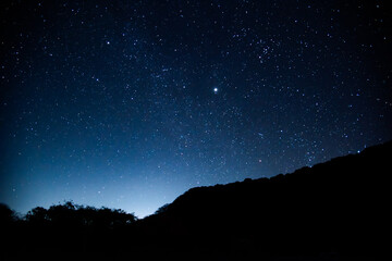 くじゅう連山の星景