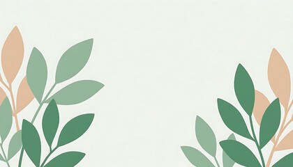 Digital Leaves Illustration