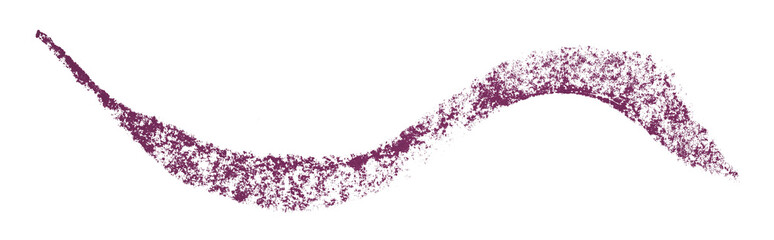 Purple crayon brush stroke isolated on transparent background