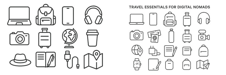 Items needed for digital nomads to ensure a successful work and travel experience in various locations