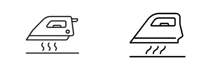 Steam irons displayed in minimalist design, showcasing their functionality and sleek appearance for garment care