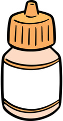 Illustration of eye medicine
