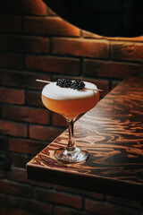 Fresh and delicious lemonade with berries