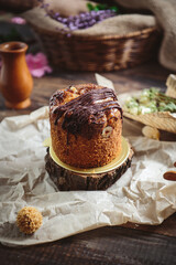 Fresh and delicious pastries with filling