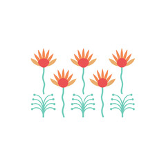 Obraz premium vector illustration of a flower
