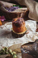 Fresh and delicious pastries with filling