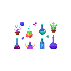  different aquatic potion brewer set  