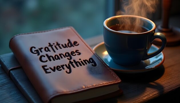 Hand-stitched leather journals with inspirational quotes embossed on the cover &mdash; perfect for goal-setting and gratitude writing  .