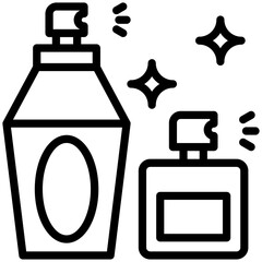 Perfume icon for shopping store, business, website, application, printing, document, poster design, etc
