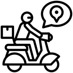 delivery icon for shopping store, business, website, application, printing, document, poster design, etc