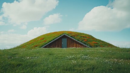 Obraz premium Green hill house