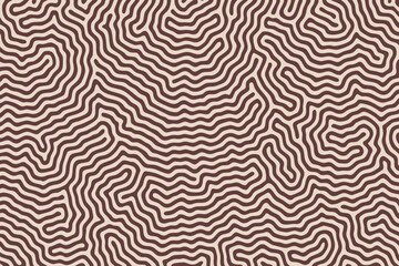 Abstract Turing pattern with organic, flowing lines. Seamless vector background inspired by reaction-diffusion systems in nature. Perfect for science, tech, or modern decorative projects.