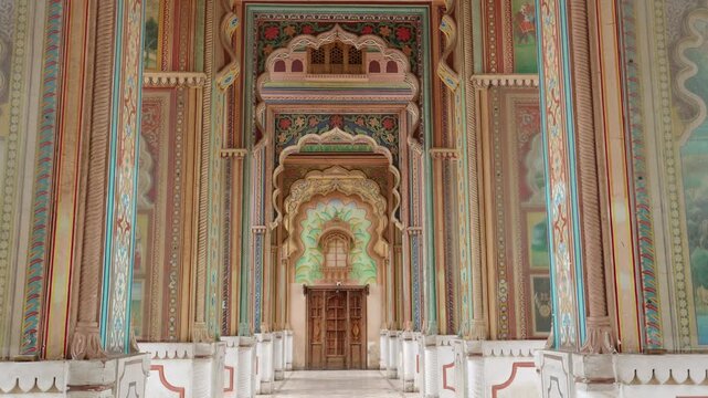 Patrika Gate zooming in Jaipur, India