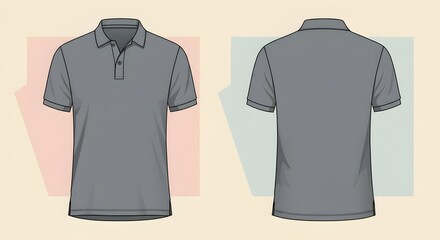 Orange long sleeve sweatshirt vector template. Technical fashion flat sketch front and back view.