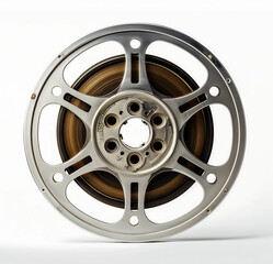Obraz premium STEEL FILM REEL WITH FILM 