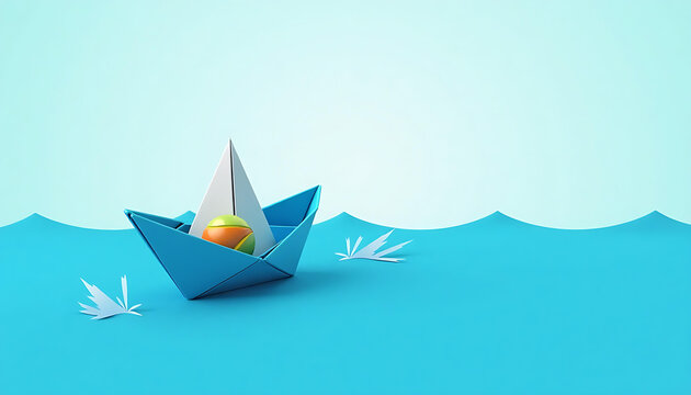 Miniature Paper Boat