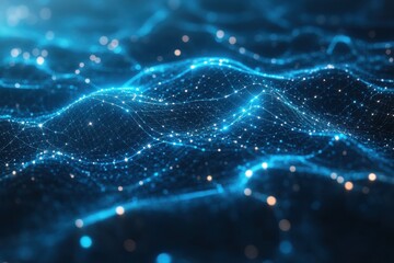 A light blue background with a digital global network connections, representing the concept of international business or connectivity.