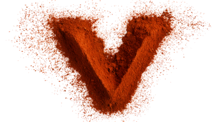 Paprika Powder V Shape Splash Design