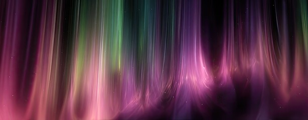 Abstract vertical vibrant light streaks