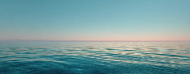 Blurry ocean sunrise