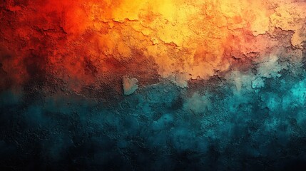 Fototapeta premium Abstract Texture Background with Red, Yellow, and Blue