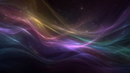 Fototapeta premium Abstract Glowing Colorful Wave Background Design