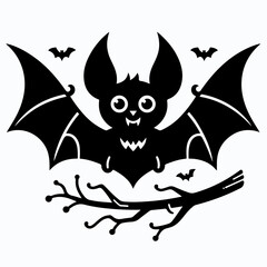 halloween bat vector illustration
