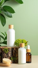 A vibrant green wall adorned with lush climbing plants, showcasing various shades of green, creating a refreshing and lively atmosphere.